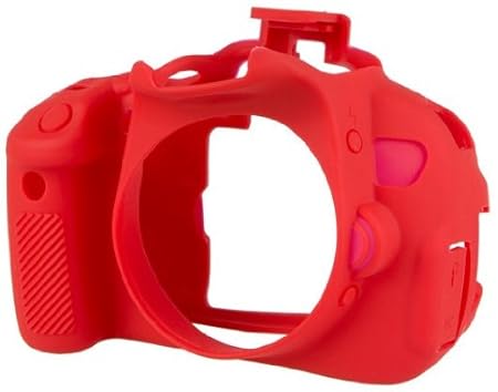 EasyCover Silicone Protective Camera Cover/Case for Canon 650D / 700D - Red