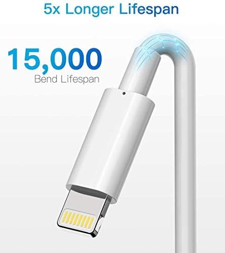 Quntis iPhone iPad Charger Plug and Cable USB Plug Charger 12W with USB A to Lightning Cable 2 Packs USB Wall Charger, 12W 5V/2.4A Output for iPhone SE 2020/11/XS/XS Max/XR/X/8/7/6/Plus iPad