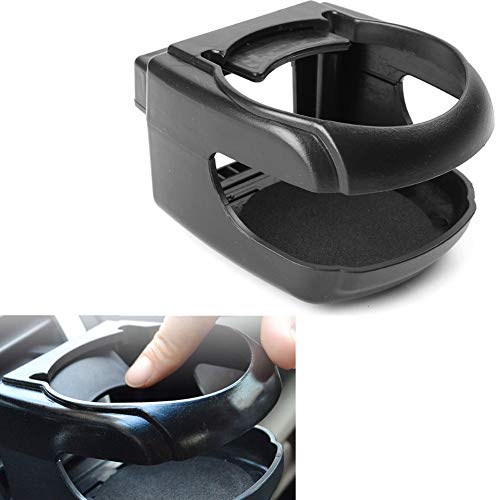 Portavasos para automóvil clip azul y plata miniatura 1
