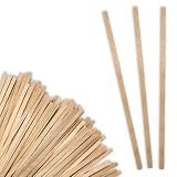 100 Wood (Bamboo) Applicator Mixing Stick 5" for Epoxy Resin Craft, Jewelry, Waxing by NetSellsIt