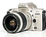 MINOLTA Maxxum StSi 35MM SLR film camera with Minolta MD Auto focusing Mount Lens system and Built-in flash. Included AF/MF lens. (Renewed)