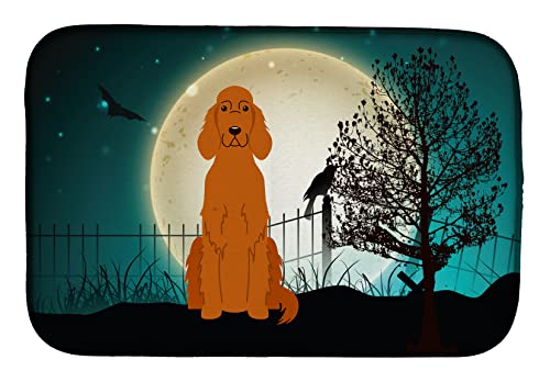 Tapis de vaisselle Halloween Irish Setter absorbant 14x21