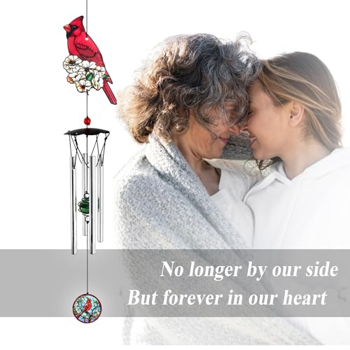 Image of Personalized WindChimes Outdoor Deep Tone,Large Customized Memorial Wind Chimes for Loss of Loved One Engrave Tree of Life,Sympathy Wind Chimes Outside, Gifts for Mother,Garden Home Yard Hanging Decor