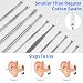 BUTBU Ohrenreiniger, 11 Stück Ohrenschmalz Entferner, Ear Cleaner Mit Vorratsbehälter, Edelstahl Tragbar Ohren Reinigung Set, Ohrreiniger für Erwachsene Jugendliche und Kinder, Ear Wax Removal(Silber)