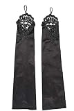 Tanzhandschuhe für Frauen: Satinhandschuhe sind das perfekte Accessoire, das zu den Flapper-Kostümkleidern passt.