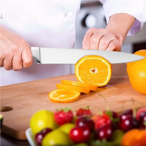Pleafind 2-Piece Carving Knife and Fork Set, 13.19 inch Carving Knife and 13.58 Carving Fork, Stainless Steel Carving Sets with Wooden Handles, Carving Kit for Turkey, Meat and Grilling - Thumbnail 6