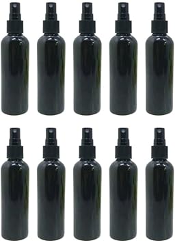 Spray Bottles 10pcs Black Spray Bottles Travel Portable Refillable Container 100ml