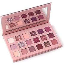 HUDA.GIRL BEAUTY Nude Edition Eyeshadow 18 Color Palette | Neutral Eye Makeup Kit |Shimmer and Matte Shades for Eye Makeup.