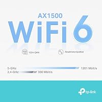TP-Link Deco X1500 Mesh WLAN Set (2 Pack), Wi-Fi 6 AX1500 Dual Band Router & Repeater, 2X Gigabit Ports für Jede Einheit, empfohlen für Häuser mit 3-4 Schlafzimmern, Umfassender Jugendschutz, WPA3 – Ansicht 4