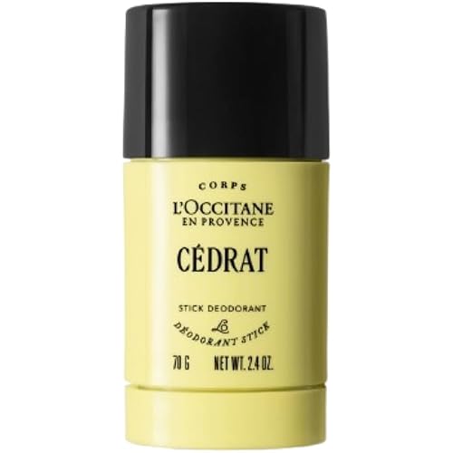 L'OCCITANE Roll-On Aluminum Free Deodorant, Reduce Body Odor, Refreshing Verbena, Eau De Baux, Without Alcohol and Aluminum Salts, Made in France