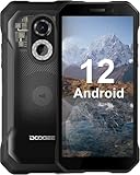 DOOGEE S61 Pro Telephone Portable Incassable,�cran 6,0' Batterie 5180mAh,Smartphone Android, Cam�ra de Vision Nocturne 20MP,8Go+128Go(SD 512Go),Smartphone Incassable,IP68 / IP69K-Transparent