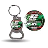 Brad Keselowski No.6 2024 Team Logo NASCAR Metal Bottle Opener W/Key Ring –Lightweight but Durable to Last –Ideal for Parties, Tailgating, Beach or Pool –Great Pocket Size Gift for Dad, Mom or Any Fan