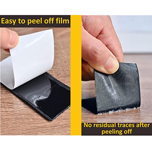 Hook And Loop Tape With Adhesive, Large Hook And Loop Sheets (4Inch), Heavy Duty Industrial Strength Interlocking Tape For Office And Home (3.28Ft Long) #TOP3