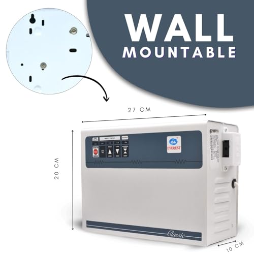 Image of Everest EWD-400 1.5 Ton AC Voltage Stabilizer - Double-Booster, Wide-Range 130-300 V Input, IC-Controlled Toroidal Transformer, Heavy-Duty, 5-Year Warranty