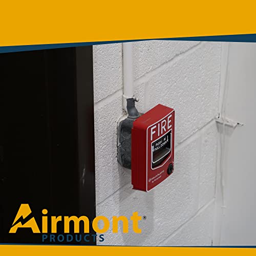 (4 Pack) 4" x 2" 1-Gang Metal Handy Box 1-7/8" Deep 13 Cu. in., Drawn Steel by Airmont Products - Used condition - Image 5