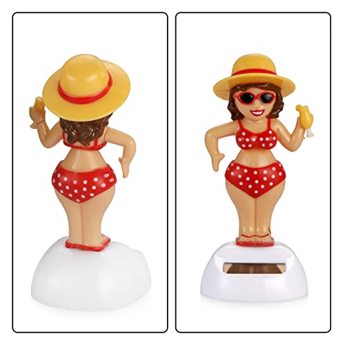 Lrxinki Giocattoli da ballo solari per cruscotto