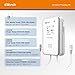 Elitech 4G Wireless Remote Real-Time IOT Temperature Humidity Monitor Digital Data Logger, APP/Cloud Data Storage, with Dual External Expansion Channel (Needs Probe) RCW-360Pro-DC