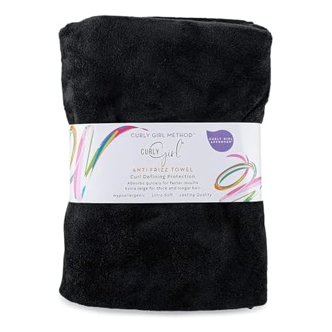 Curly Girl Hair Towel, Microfiber Hair Towel, Extra Large, Curly Hair Towel, Hair Towel for Curly Hair, Large Hair Towel, Microfiber Curly Towel Cover