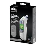 Braun ThermoScan 7 Termometro auricolare, Tecnologia Age Precision, Display digitale con codifica a colori, Adatto a neonati e bambini, Marchio #1 tra i dottori 1