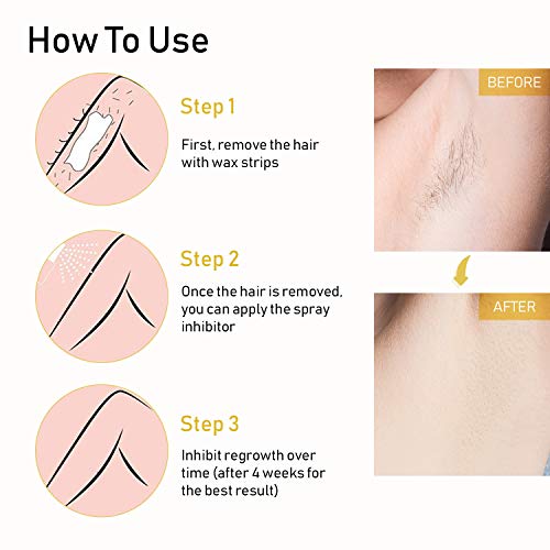 Hair Inhibitor, Painless Hair Regrowth Inhibitor Spray, Apply After Hair Removal, Non-Irritating Hair Inhibitor, For Face, Arm, Leg, Armpit, Make Your Skin Smooth #TOP6