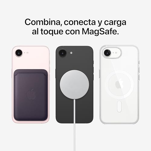 Apple iPhone 17e de 256 GB: Pantalla Super Retina XDR de 6,1 Pulgadas, Chip A19, autonomía para Todo el día, cámara Fusion de 48 Mpx; Blanco - 3
