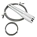 WODSKAI Speed Jump Rope-Adjustable 360° Swivel Ball Bearing Skipping Ropes-Speed Rope for Double Unders, MMA, WOD, Crossfit, Boxing Fitness Training with Spare Cable and Carrying