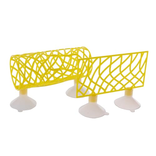 Generic ベタ用スイムチューブ 黄色 ? 水槽内装飾 洞窟型シェルター 安全な隠れ家 for 小型魚 グッピー エビ (黄色)