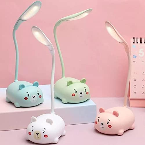 Czqikeda Led Desk Lamp For Kids,Mini Cat Usb Lamp,Foldable Kawaii Desk Lamp With Usb Charging Port,Flexible Eye-Care Cartoon Small Desk Lamp For Learning #TOP1