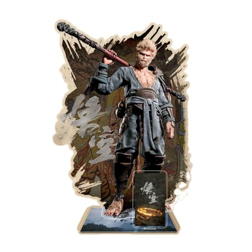黒神話:悟空 アクリルスタンド Black Myth: WuKong 斉天大聖 天命人 孫悟空 20cm 台座あり コレクション ゲームグッズ デスク装飾 置物