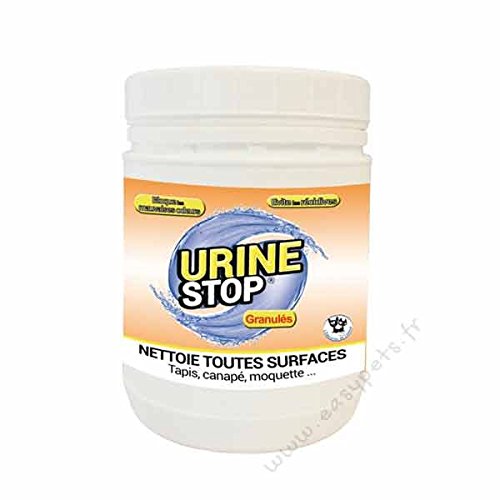 Destructeur d'odeurs Urine Stop granulés pour chiens et chats pot 300 g