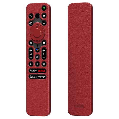 Funda para Sony RMF-TX800U/TX900U Voice Remote Contorl, funda protectora antigolpes especialmente diseñada para Sony 4K / 8K Ultra HD TV BRAVIA XR X80K X90K X95K Series Remotes (rojo)