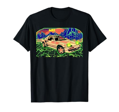 MR2 Synthwave Glow Sports Car T-Shirt