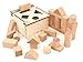 CreaBLOCKS Holzbausteine 2-in-1: Steckbox und Baby-Bauklötze-Set 24 unbehandelte Bauklötze für Kleinkinder ab 6 Monaten Made in Germany