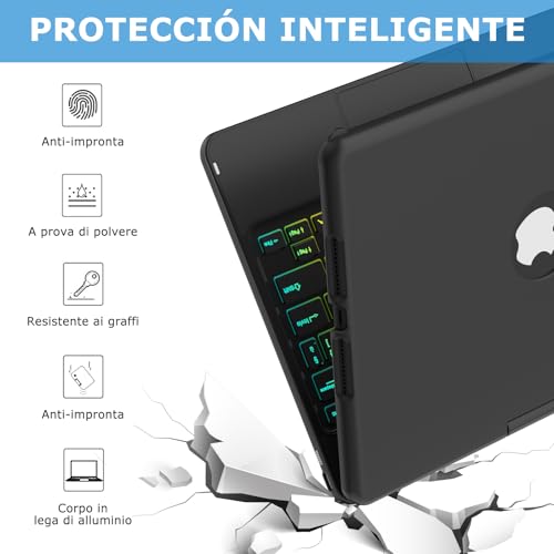 MMK Tastatur Hülle für iPad 10.2 Zoll (9/8/7 Generation 2021/2020/2019) – Ansicht 6