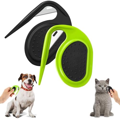 Pettine Anti-Nodo Per Gatti E Cani - Strumento Professionale Per Rimuovere Nodi E Pelo Morto (Blu+Arancione) - Foto 11