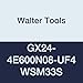 Walter Tools GX24-4E600N08-UF4 WSM33S Carbide Tiger-Tec Grooving Indexable Turning Insert, 1/32" Corner Radius (Pack of 10)