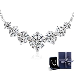 N9NEMUSES Moissanite Pendant Necklace for Women | 925 Sterling Silver 1-5CT Moissanite Diamond Heart Necklace Gift for Wife D-Color-VVS1 | Anniversary Romantic Gift for Her,Birthday Gifts for Mom Daughter Women
