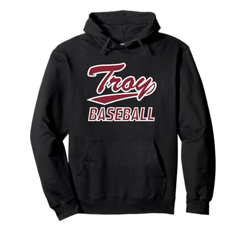 Troy University Trojans Baseball Apparel Sports Fan Pullover Hoodie