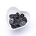 GANSSIA 5/8 Inch 4 Holes Black Buttons 15mm Sewing Round Button for Craft Pack of 160 Pcs