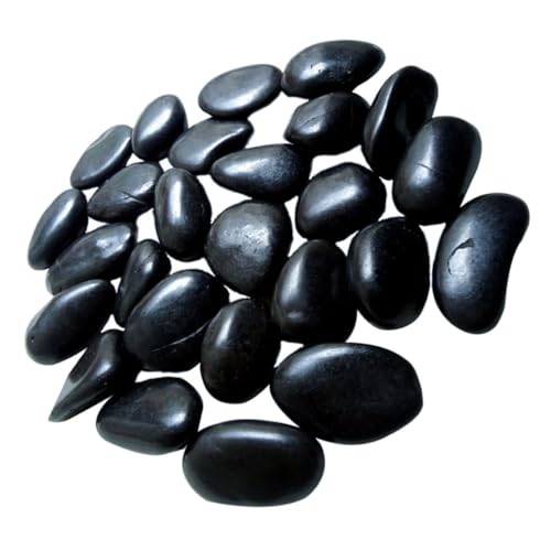 SUPVOX Piedras Naturales Negras Para Acuarios Grava Decorativa Resistente Para Peceras Adornos Para Jardines y Jarrones Piedras Paisajísticas