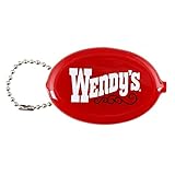 ラバーコインケース WENDY'S ウエンディーズ レッド かわいい レディース メンズ 小銭入れ コインケース キーホルダー アメリカン雑貨