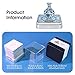 Time Piece Calendar 2026 Blue White Porcelain Style 3D Desk Calendar 2026 with Tear Away Memo Pad & Acrylic Display Case for Home Office