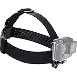 Con recubierto de goma Head Strap for GoPro, black