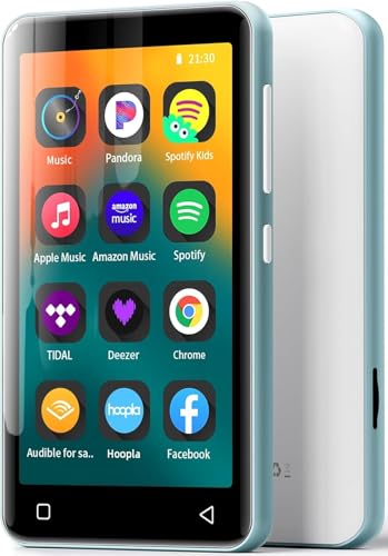 Innioasis 16Go Lecteur MP3 avec Bluetooth et WiFi, Lecteur de Musique Mp3 et Mp4 ave Spotify,Spotify Kids, Tidal, Deezer, Lecteur Vidéo à écran Tactile 4...