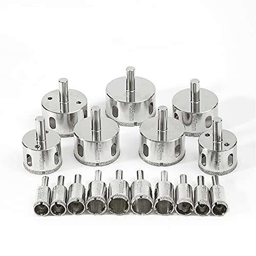 XYXXBB Trou de Noyau en Verre de 1pc 3-200mm Scie Diamant Fore Bits Utiliser pour Les Outils de Forage électriques en Granit en marbre en marbre (Hole Diameter : 6mm) Cover