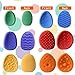 DENEZE 6pcs Fidget Toys Sensory Stone for Kids，Textured Soft Worry Stone for Autism Kids Calming - Fidget Stress Toys for Students Anxiety Relief - Small Prizes Fidget Toys