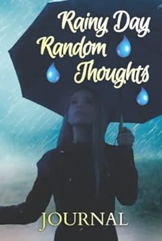 Hardcover Rainy Day Random Thoughts Journal Book