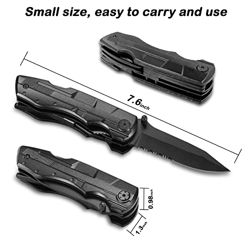 Leadfar Pocket Knife Multitool Gift For Men Husband Boyfriend Folding Camping Knives With Pliers Screwdrivers Bottle Opener Perfect For Survival Fishing Hiking #TOP3