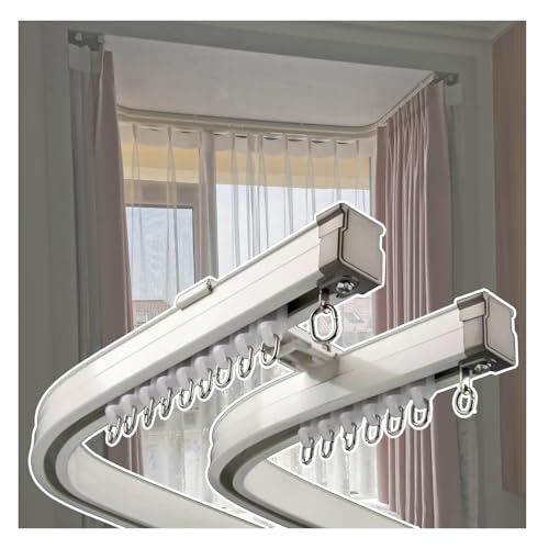 Tringle rideaux double plafond incurvée : isolez vos fenêtres et séparez vos pièces sans bruit