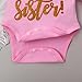 LYSMuch Toddler Baby Girl Big Sister Shirt I Want to Be a Big Sister T-Shirt Jumpsuit Top(Romper Pink,18-24Months)